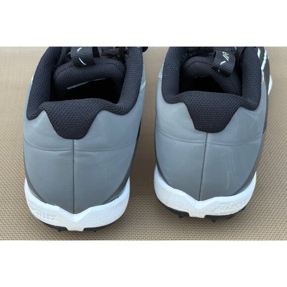 NIKE MENS SIZE 11.5 VAPOR EDGE SHARK 2 FOOTBALL OUTDOOR CLEATS FASTFLEX BLACK - Picture 6 of 9